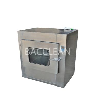 China 100 Iso/ce Verified Price Of Stainless Steel Lab Cleanroom/Lab Pass Through Box Standard Static Pass Through Box for sale