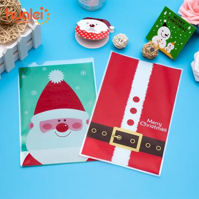 China Recyclable Custom Printed Clean Logo Small Plastic Laminated OPP Packaging Cookies Plastic Bag For Christmas for sale