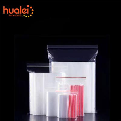 China Resealable PE Jewelry Ziplock Bag Recyclable Wholesale Food Clothing Packaging Ziplock Bag Various Sizes for sale