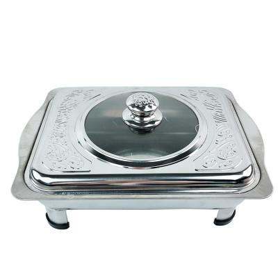 China Sustainable Stainless Steel Food Tray/Food/Pan/Buffet Stove Series for sale