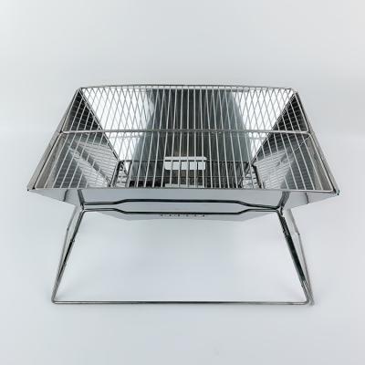 China Newest Factory Folding 201 Sustainable Original Convenient Stainless Steel Grill Outdoor Barbecue Grill for sale