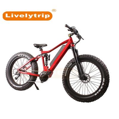 China Standard Hot Sale 26inch 48v 1000w Fat Tire Mtb Mountain Ebike/Snow/Dirt Electric Bike For Adult for sale