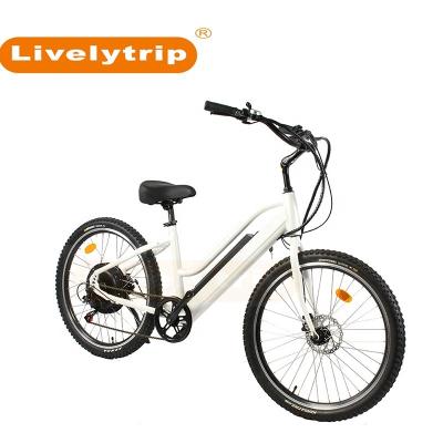 China Factory direct sales aluminum alloy vintage 350 watt beach electric bicycle 48v cruiser for sale