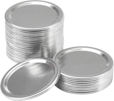 China Non Spill Reusable Wide Mouth 86mm Regular 70mm Mason Jar Canning Jar Lids for sale