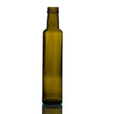 China Wholesale Brown Sesame Oil 250ml Square Tea Oil Glass Round Bottle for sale