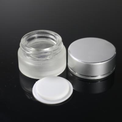 China Portable Personal Care Cream Suit Emulsion Glass Bottle Base Box Empty Sample Travel Liquid Cosmetic Cream Bottle for sale