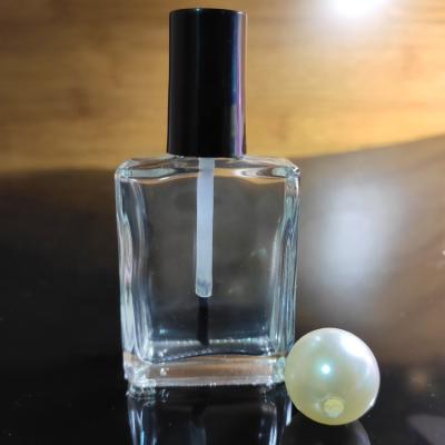 China Nail Polish 15ml Glass Thickened With Cover Brush Test Sub-bottle Empty Small Sample Bottle for sale