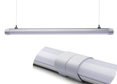 China 40w IP65 2ft 4ft 5ft LED Linear Ceiling Lights 0 - 10v Dimming DALI 6000k for sale