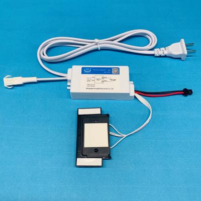 China Home Automation Behind Mirror Hand Scope Sensor Switch For Bathroom Mirror LED Light With 2A Power Adapter for sale