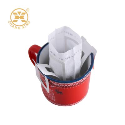 China Custom Portable Hanging Ear Drip Coffee Bag Single Serve Disposable Drip Coffee Filter Bag For Travel zu verkaufen