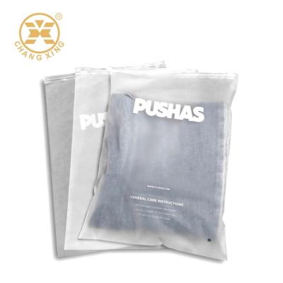 China Transparente Plastik-Kleidungs-Taschen des Kleidvmpet, die Matte Frosted Stand Up Pouch verpacken zu verkaufen