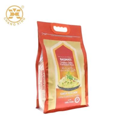 China Las bolsas de plástico de nylon resistentes inferiores planas de 2.5kg 4.5kg para el empaquetado del arroz en venta