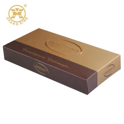 China El regalo de capa ULTRAVIOLETA del caramelo de chocolate encajona las cajas de empaquetado papel del Baklava y el empaquetado de la cartulina en venta