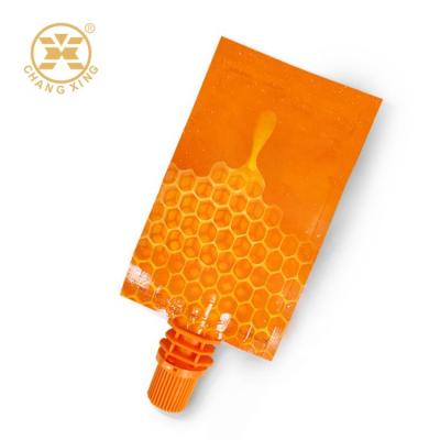 China Pulver 500g LDPE Honey Sachet Packaging Rohs Protein stehen oben Beutel mit Düse zu verkaufen