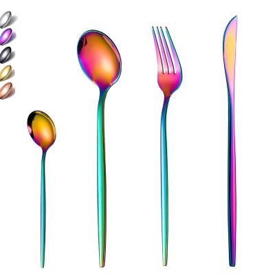 China Sustainable Hot Selling Heavy Duty 18/10 Mood Egg Cutlery Modern Elegant Flatware Silverware for sale