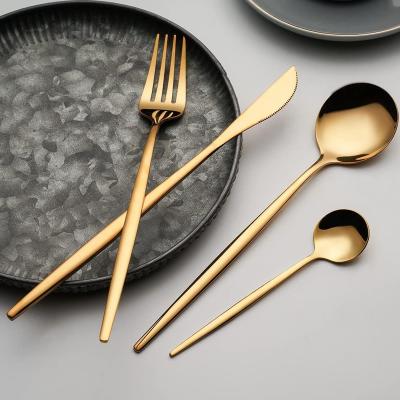 China Sustainable Top Fashion Cutlery Disposable Decor Scoop Spoon Ruikaisi Flatware Set for sale