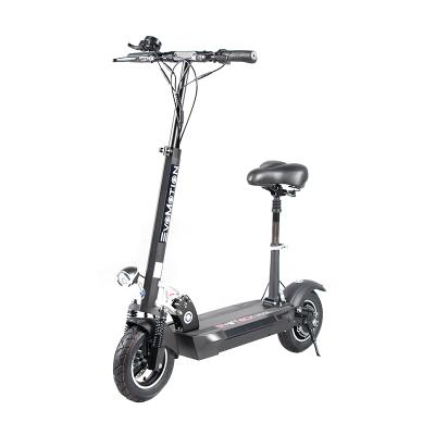 China OEM Unisex Top 500W 48V Manufacturer Rated Kick Foldable Electric Scooter With Seat for sale