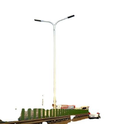 China Street Road 6m 8m 9m 10m 12m Single Arm Street Light Pole for sale