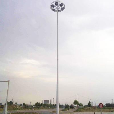 China Square 15m 18m 20m 25m 30m 35m High Mast Light Pole With Lifting System for sale