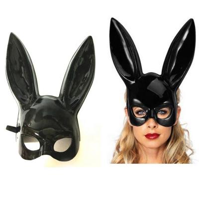 China Felt Cloth Cosplay Masquerade Rabbit Mask Halloween Props Party Night Club Bar Performance Supplies for sale