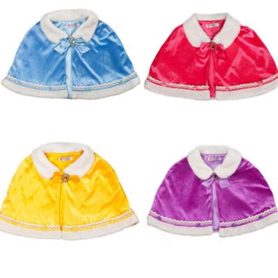 China Polyester Girls Short Bow Hair Shawl Children's Clothing 2018 Girls Princess Cloak Cloak for sale