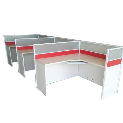 China Wholesale Custom High Quality Factory Desk With Top Separation Administrative Staff L Shape Wooden Desk for sale