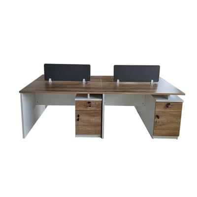 China New Products Office Staff Table Workstation Custom Hot Modern Style Shaped Desk for sale