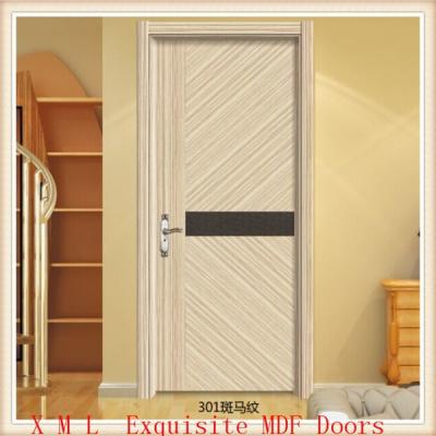 China New swing design interior hotel room/bedroom/apartment room melamine MDF door made in china for sale