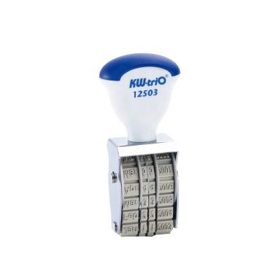 China Office date stamp factory made rolling imprint date and year with metal frame for versatile 3mm date stamp for sale