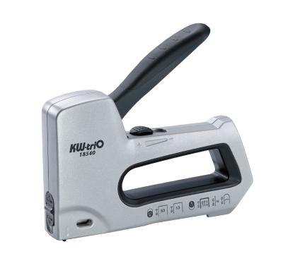 China Kilowatt Trio Aluminum 18540 Manual Staple 5-in-1/Tacker Gun (Cable Wire, Tips, T50, JT21, Type 13) for sale