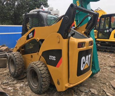 China Topprestaties 55 kW Gebruikte laadmachine CAT272C met een machinegewicht van 16000 16100 kg Te koop