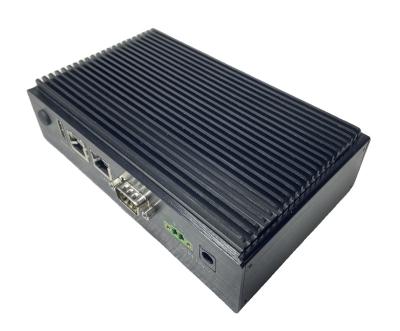 China Jetson NX aluminum core module recessed fanless IPC for edge computing, PD power supply and expandable industrial computer for sale