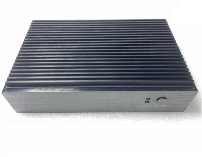 China Jetson NX 16GB aluminum core module recessed fanless IPC for edge computing, upgradable industrial computer for sale