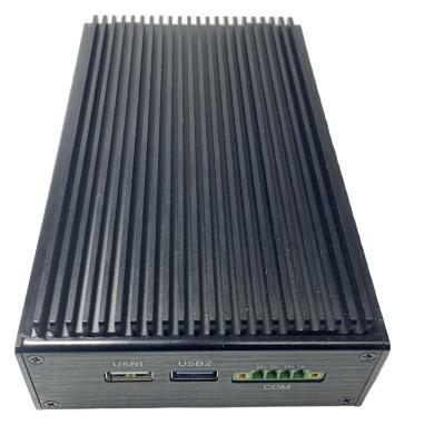 China Jetson TX2 NX aluminum core module recessed fanless IPC for edge computing, upgradable industrial computer for sale