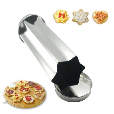 China Amazon Hot Sale Tin Star Shape Canape Bread Mold Disposable Valtrompia Bread Tube Filters For Party for sale