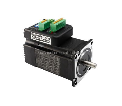 China 2N.m height 57mm integrated iHSS57-36-20 stepper motor for IHSS60-36-20 wire stripping machine for sale