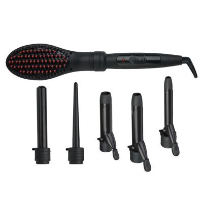 China Safety Function Hair Straightener Hair Dryer One Step Hair Brush Hot Comb Multi Comb And Electric Comb for sale