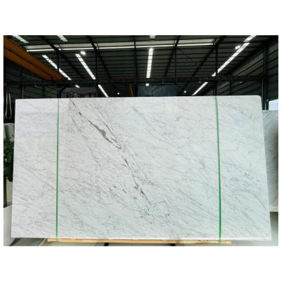 China Cararra Slabs Modern White Marble Tiles for sale