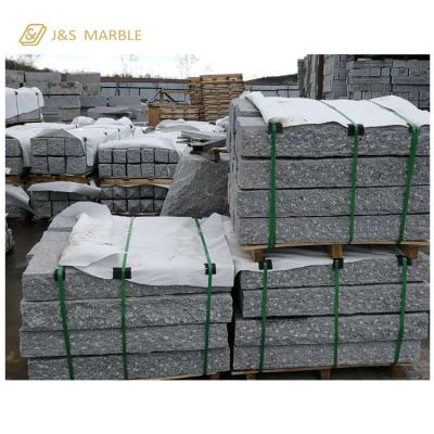 China Wall Claddings Chinese Wholesale Light Gray Granite G341 Kerbstone Cheap Price For Project for sale