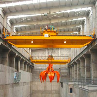 China Light Duty Workshop Overhead Crane Grab Bucket Overhead Crane 10ton for sale