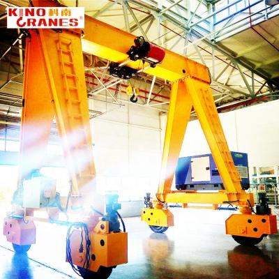 China RTG Tyre Girder Overhead Crane Wheeled Movable Gantry Crane Price for sale