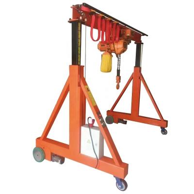 China Adjustable Gantry Cranes 0.5ton 1 Ton Light Duty Mini Lifting zu verkaufen