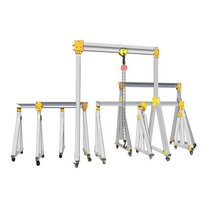 China China Portable Gantry Crane Aluminum Alloy Folding Gantry Crane zu verkaufen