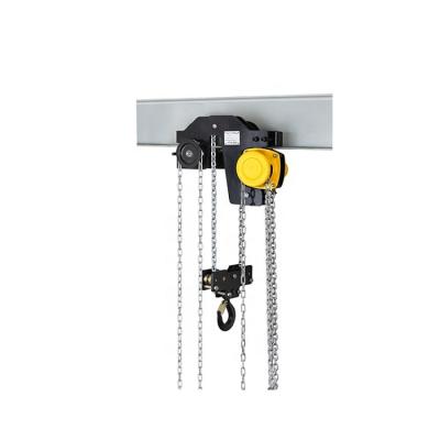 China Manual Lever Chain Hoist With Monorail Trolley By Hand zu verkaufen