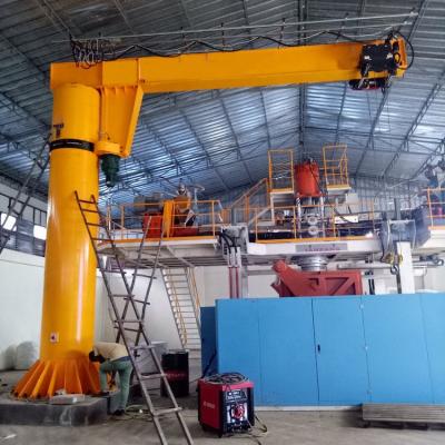 China Light Type Mobile Jib Crane Lifting Equipment Portable Jib Crane zu verkaufen