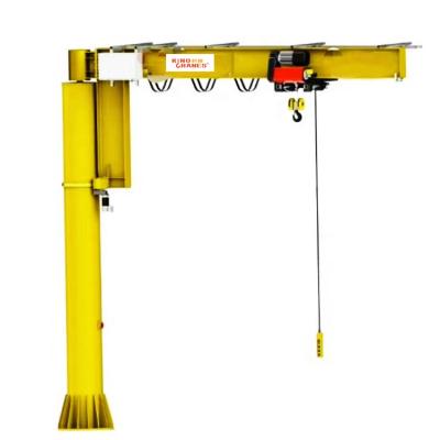 China China 1ton Mobile Jib Crane Manual Slewing Pillar Fixed Supplier zu verkaufen