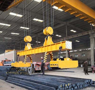 China Steel Scrap Handling Steel Factory Magnetic Overhead Crane for sale