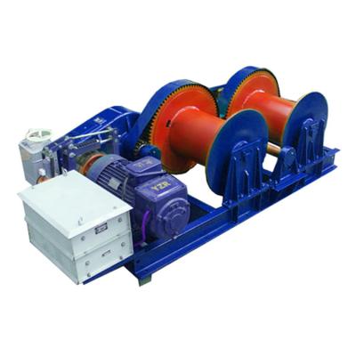 Κίνα Wire Rope Electric Winch Machine Long Distance Pulling Double Drum προς πώληση