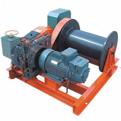 China Dry Electric Winch Machine Wire Rope Pulling Windlass Winch for sale