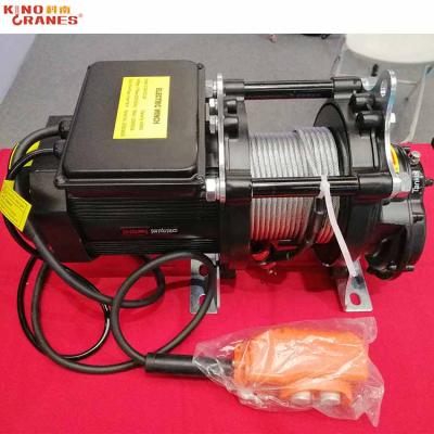 China Car Electric Winch Machine DC 12V/24V 2000lbs Customised Kinocranes for sale